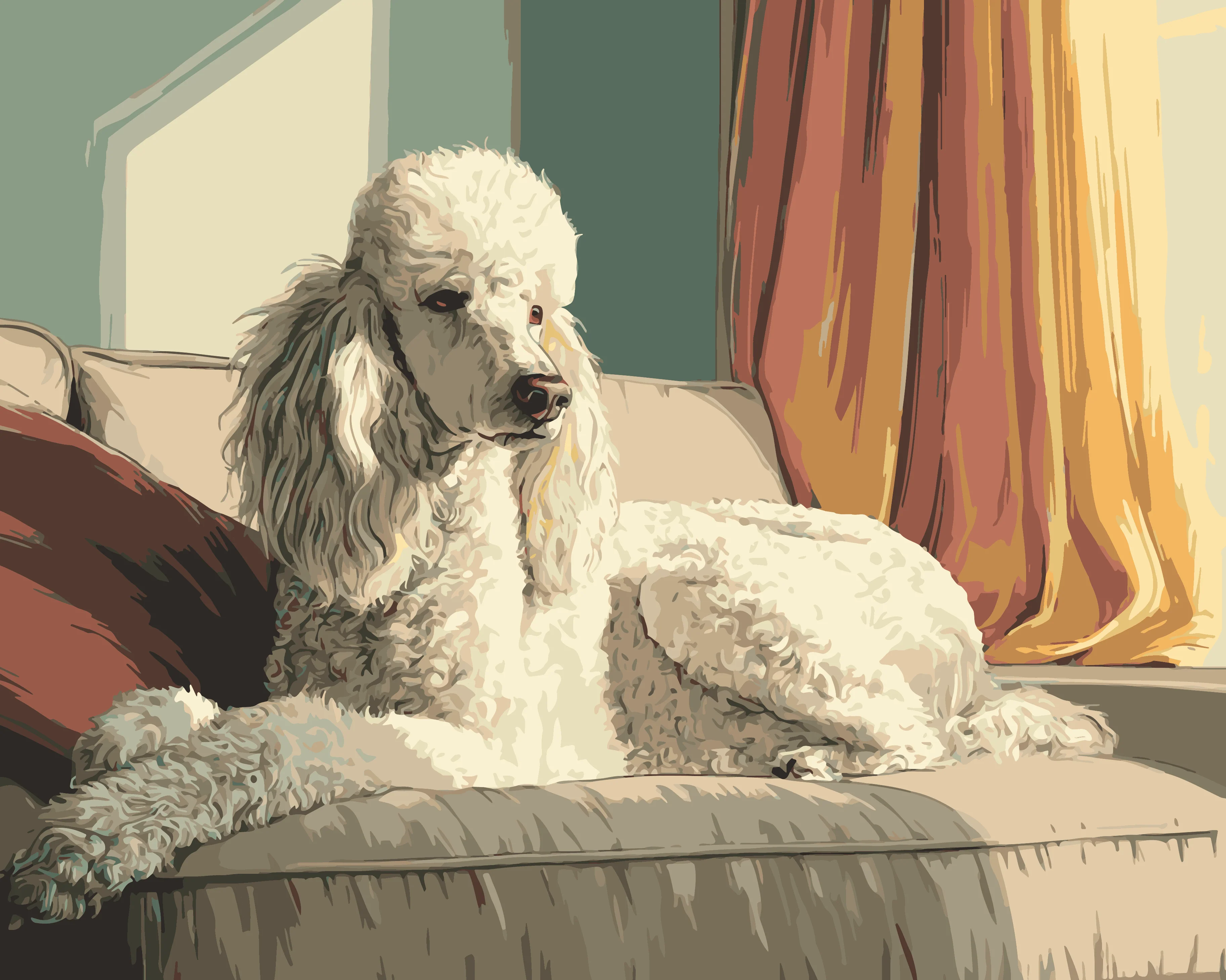 Comfy Poodle No. 2 - Image 3