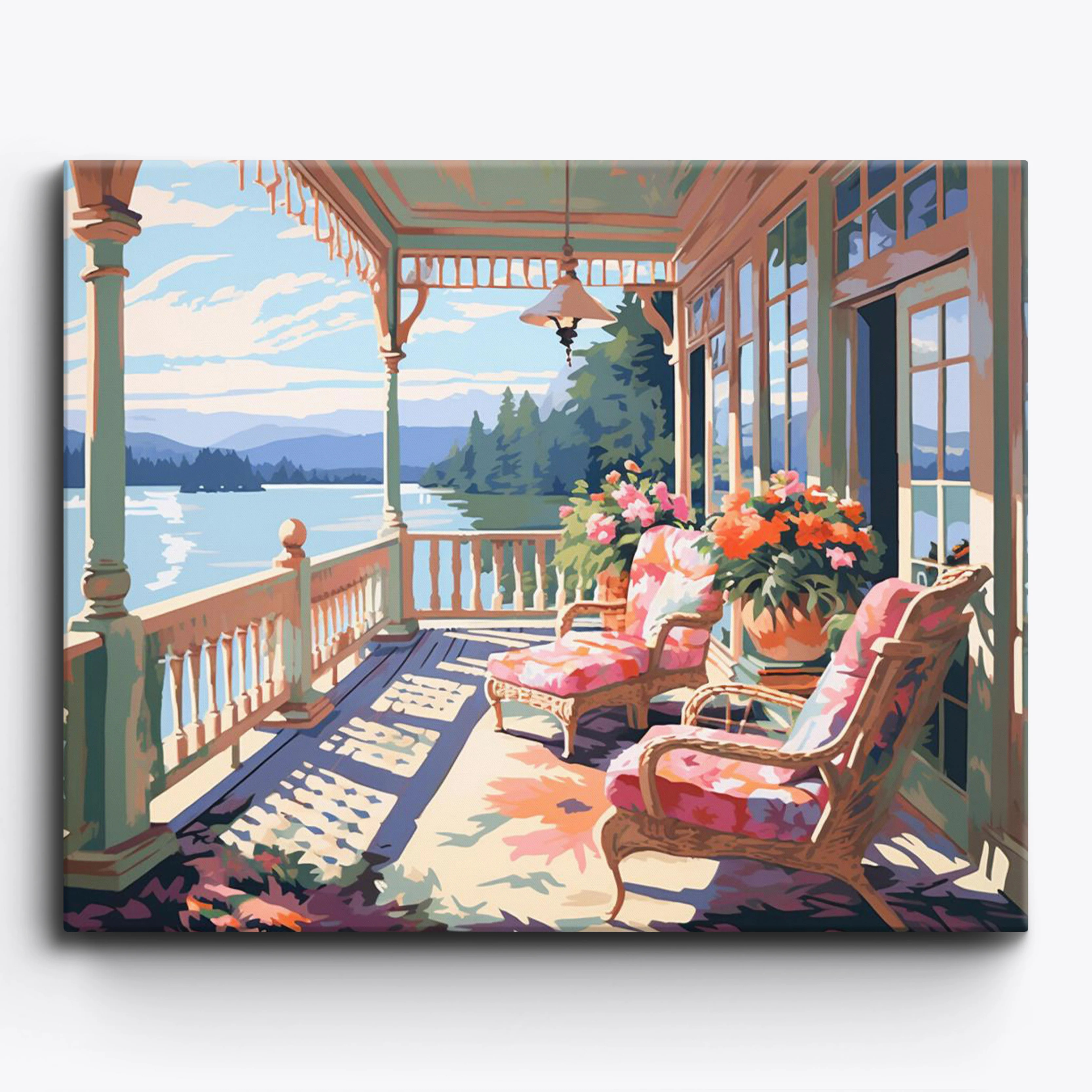 Porch By The Lake