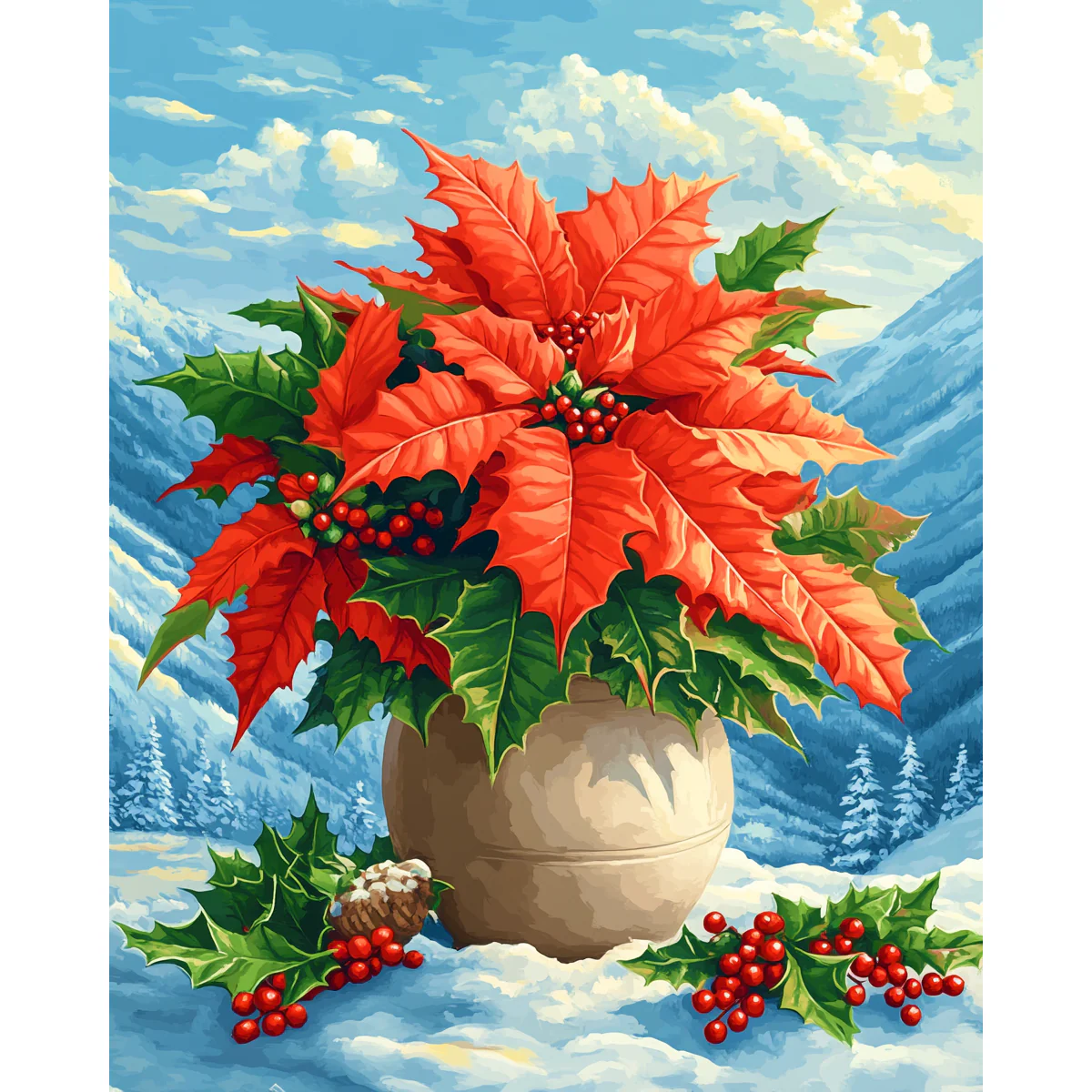 Radiant Winter Vase - Image 2