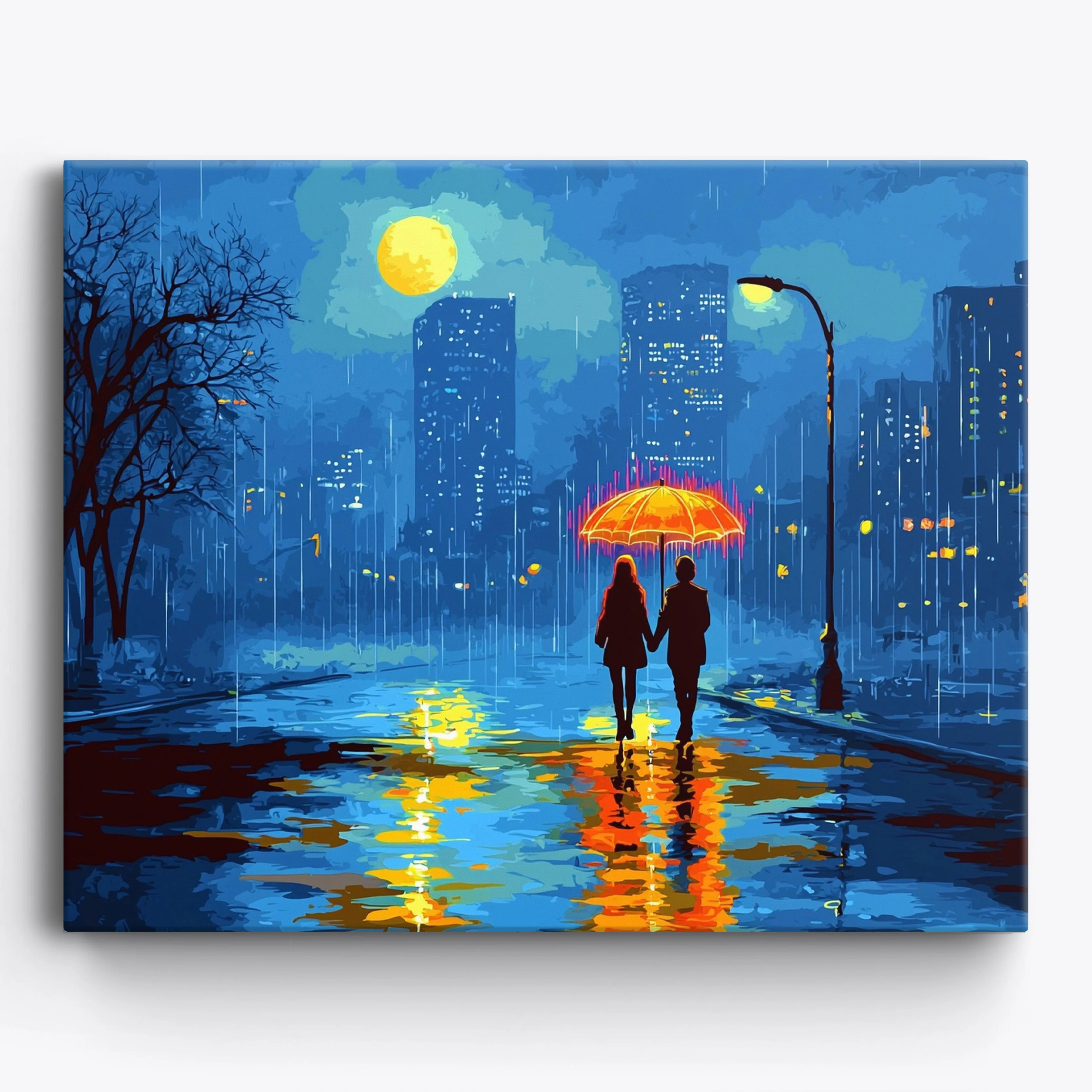 Rainy Cityscape