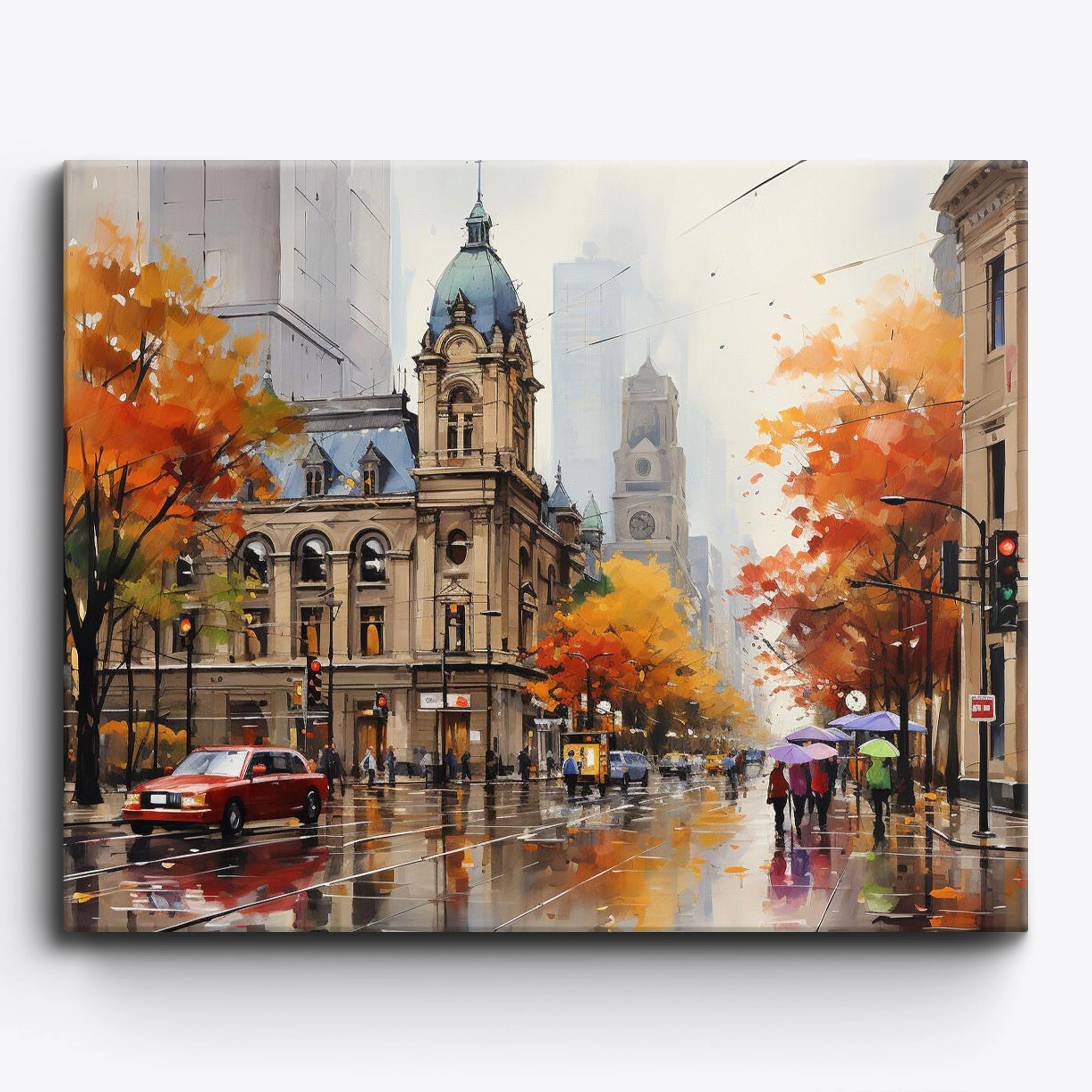 Rainy Intersection