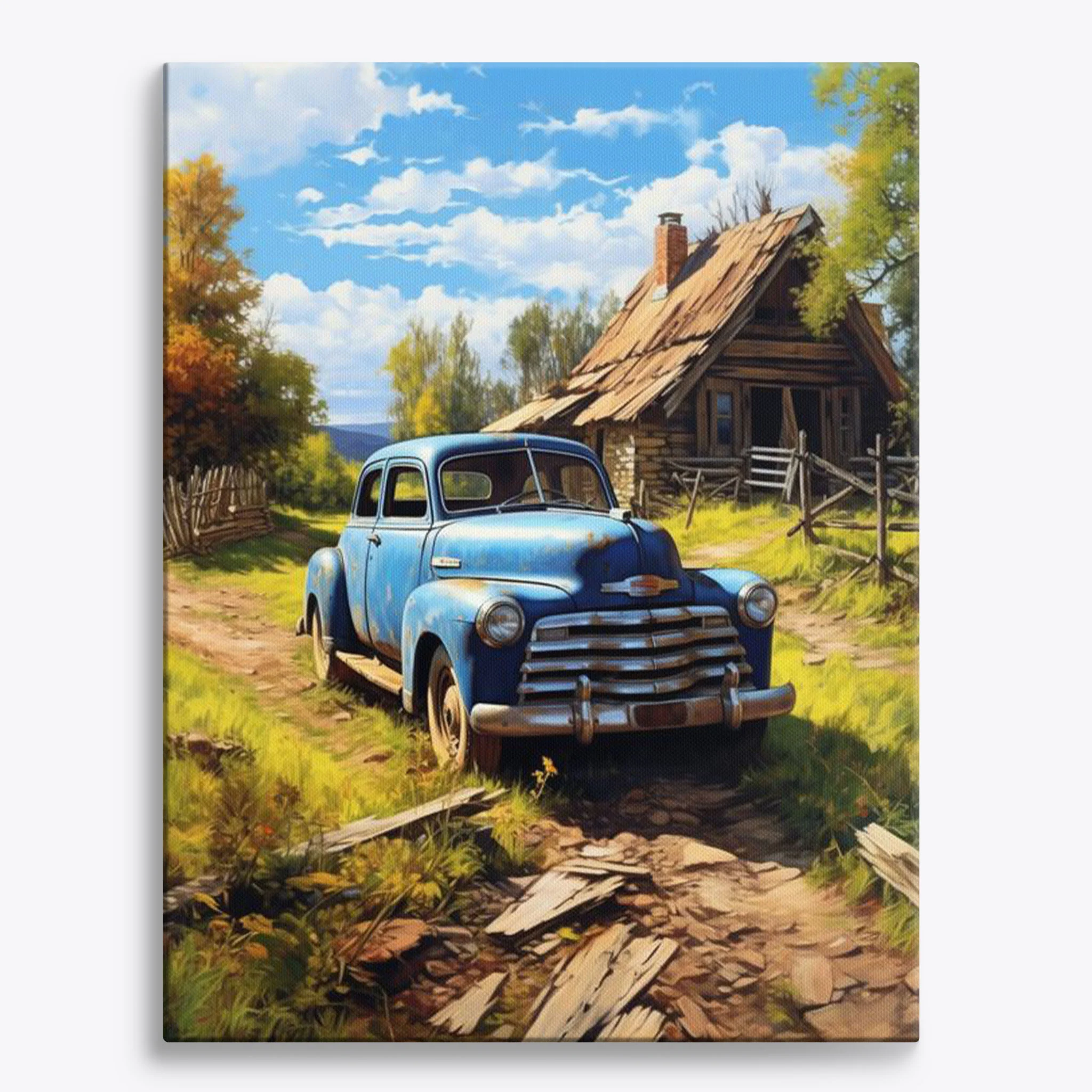 Rustic Farm Car
