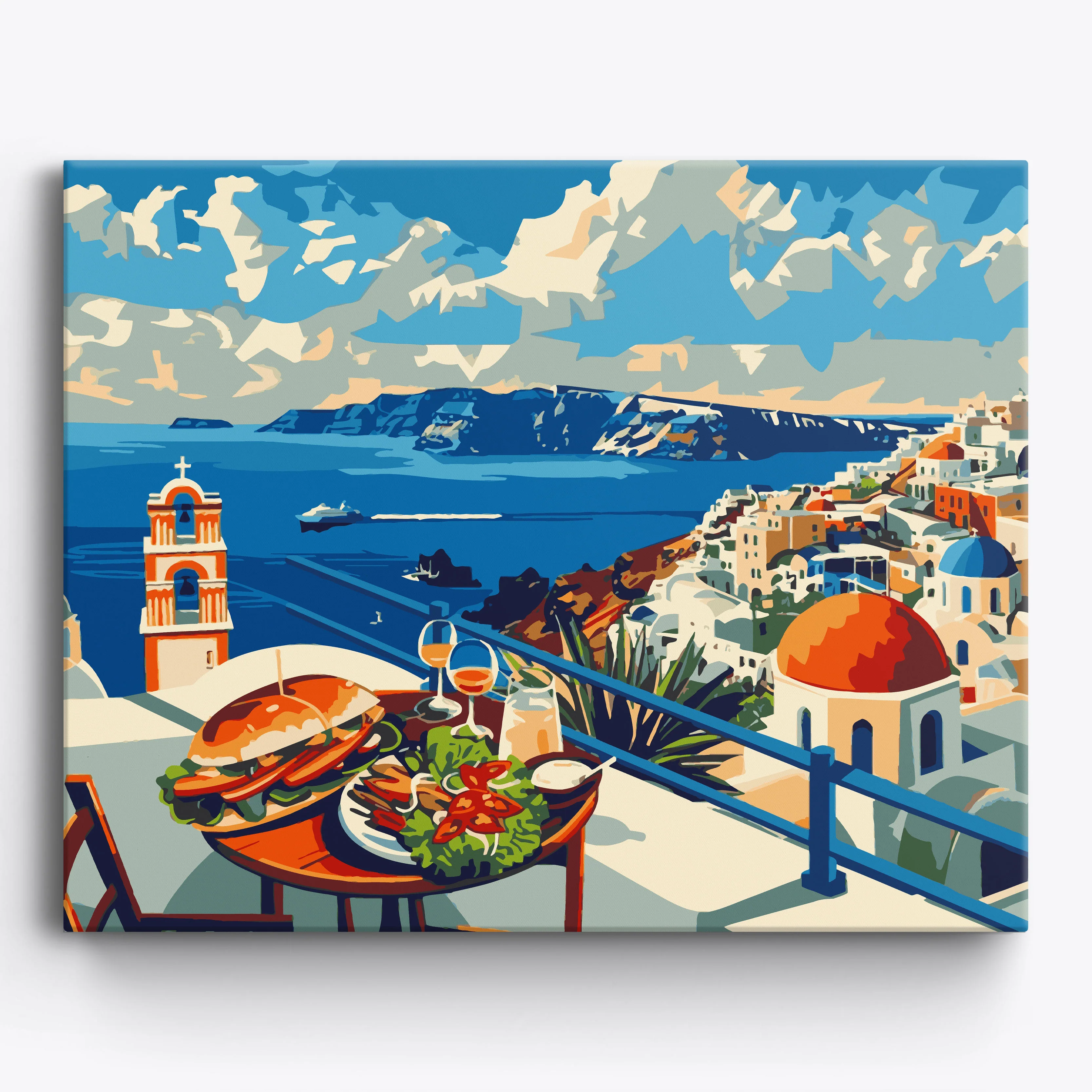 Santorini Seaside Supper