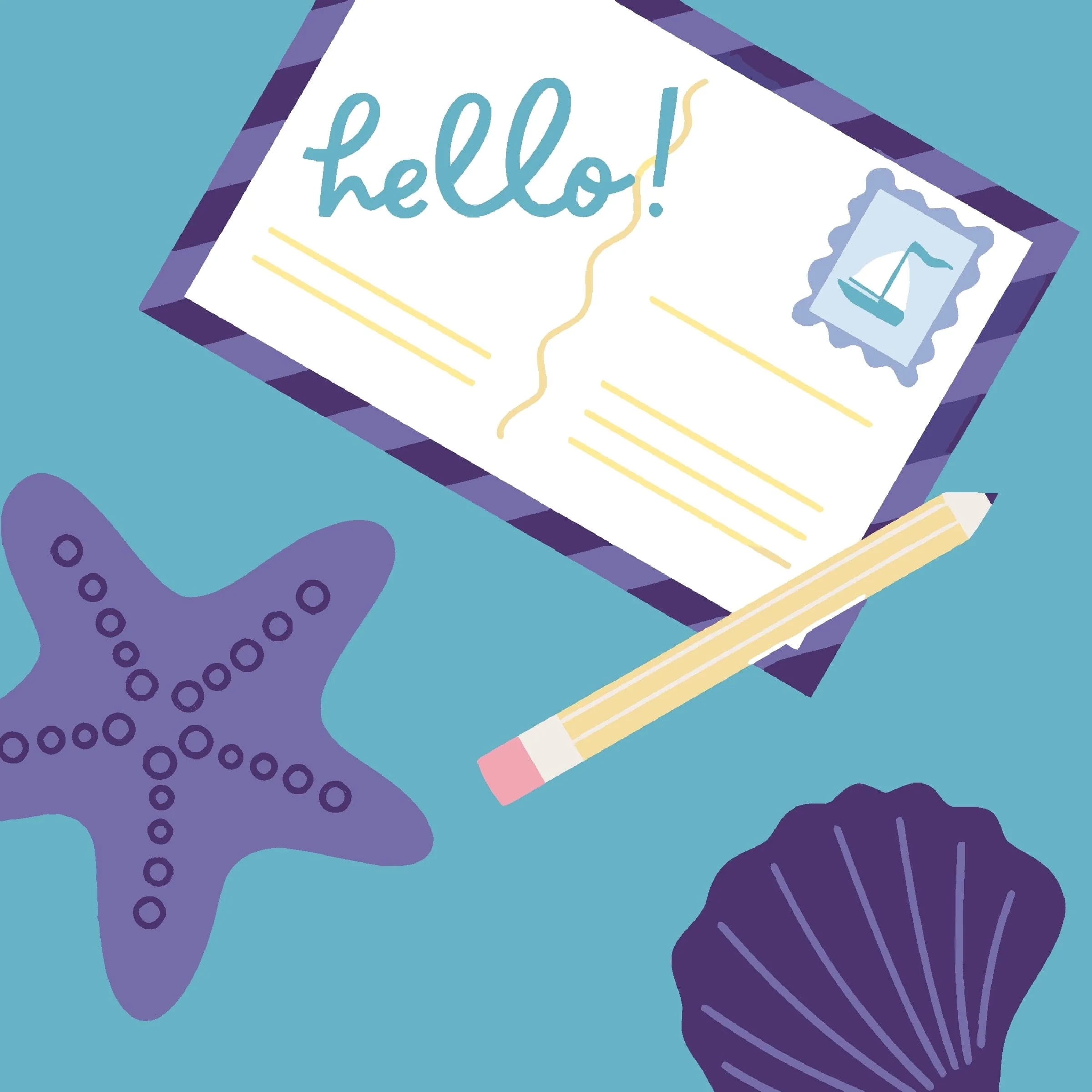 Seaside Greetings Mini Kit - Image 2