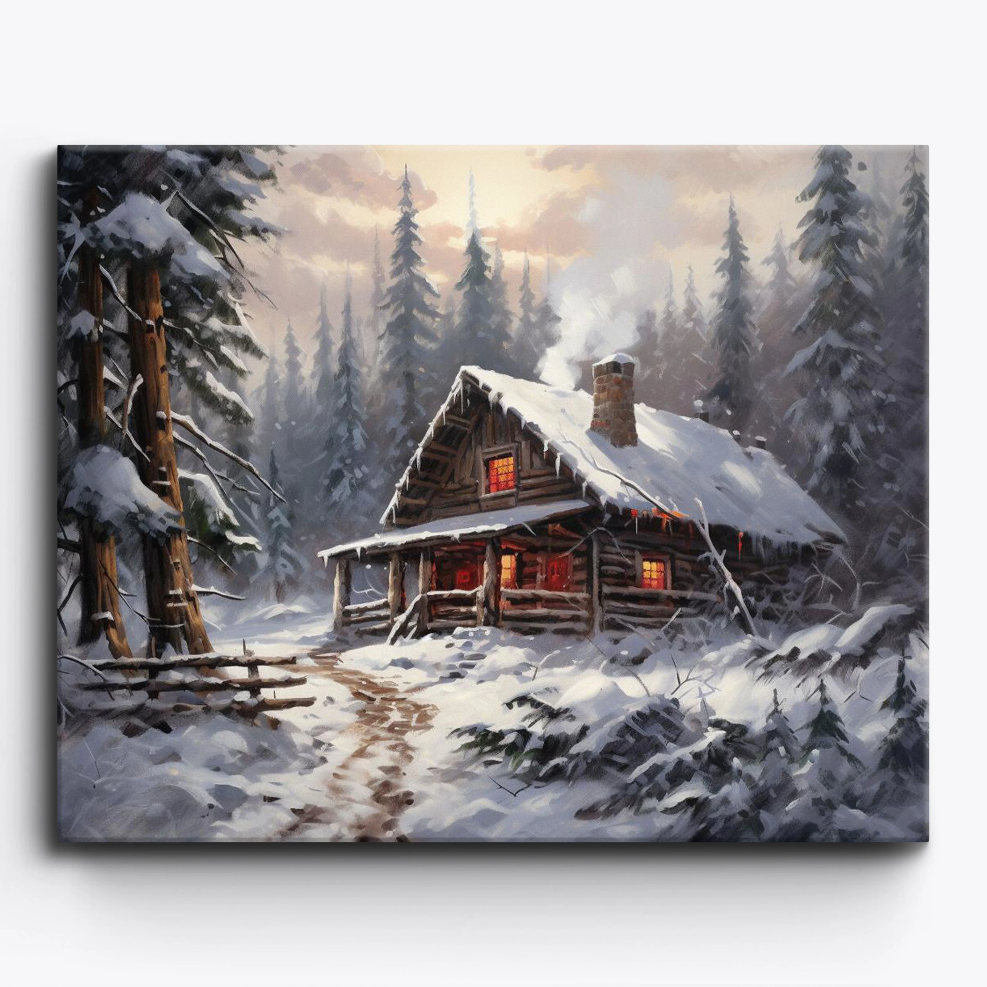 Snowy Cabin Retreat