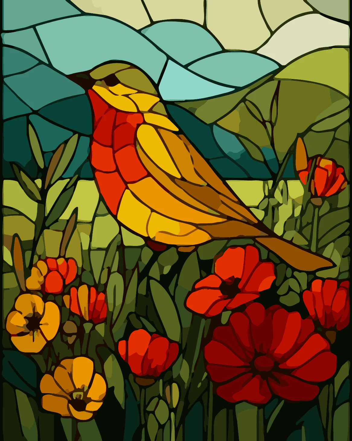 Stainedglass Bird - Image 3