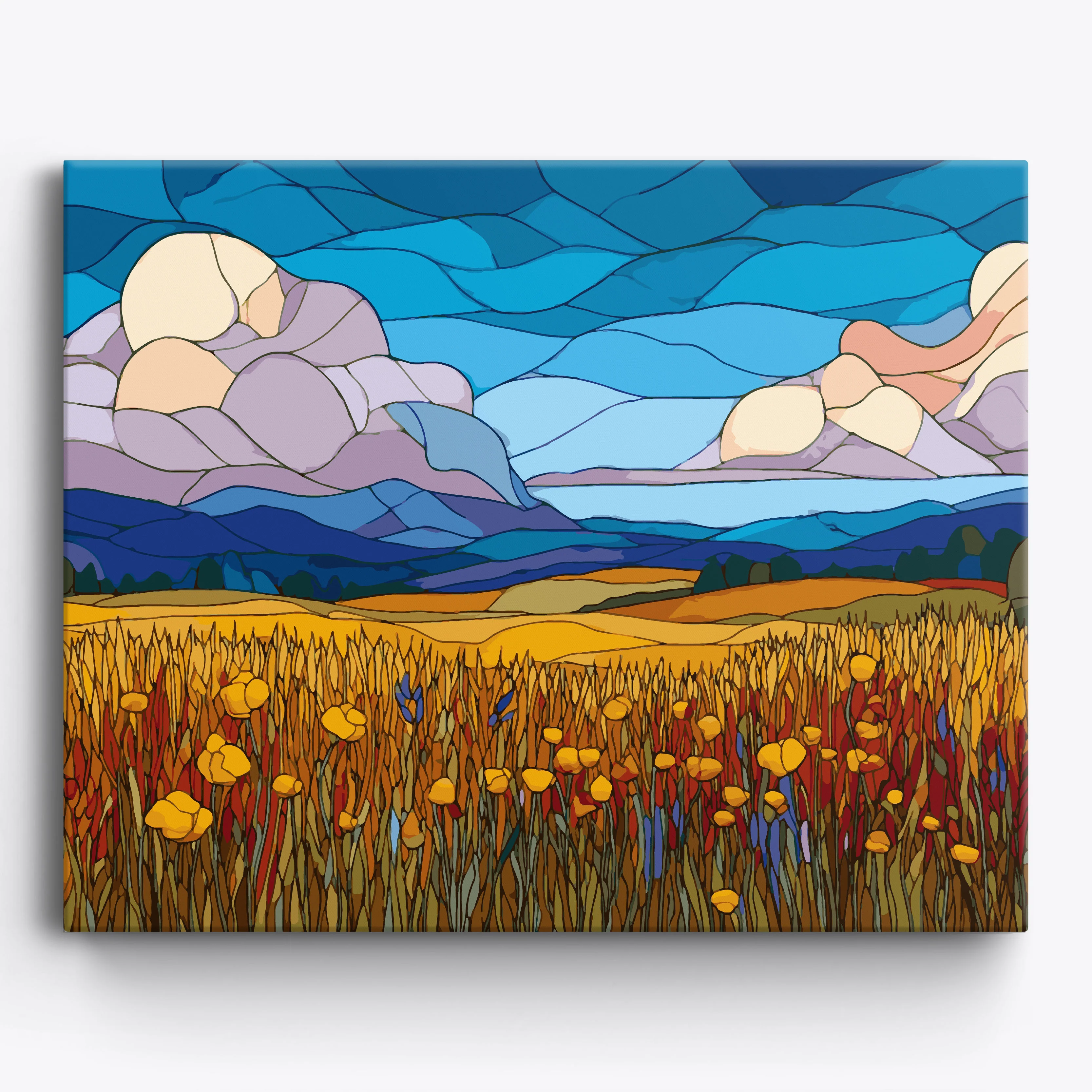 Abstract Flower Field