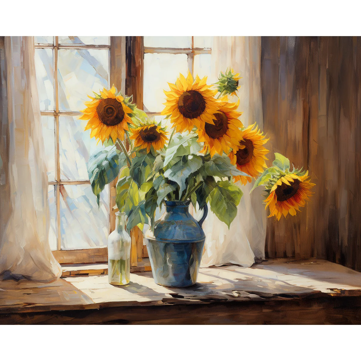 Sunflowers Window Light - Image 2