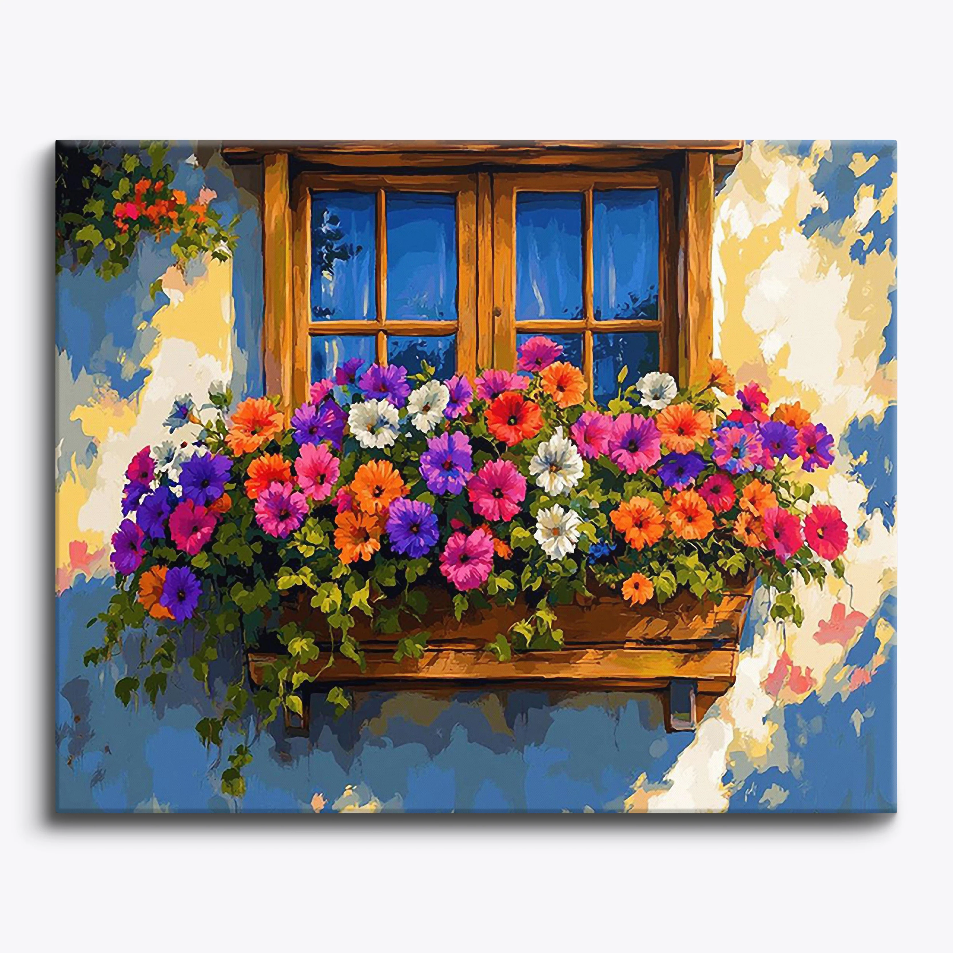Sunlit Window Blooms