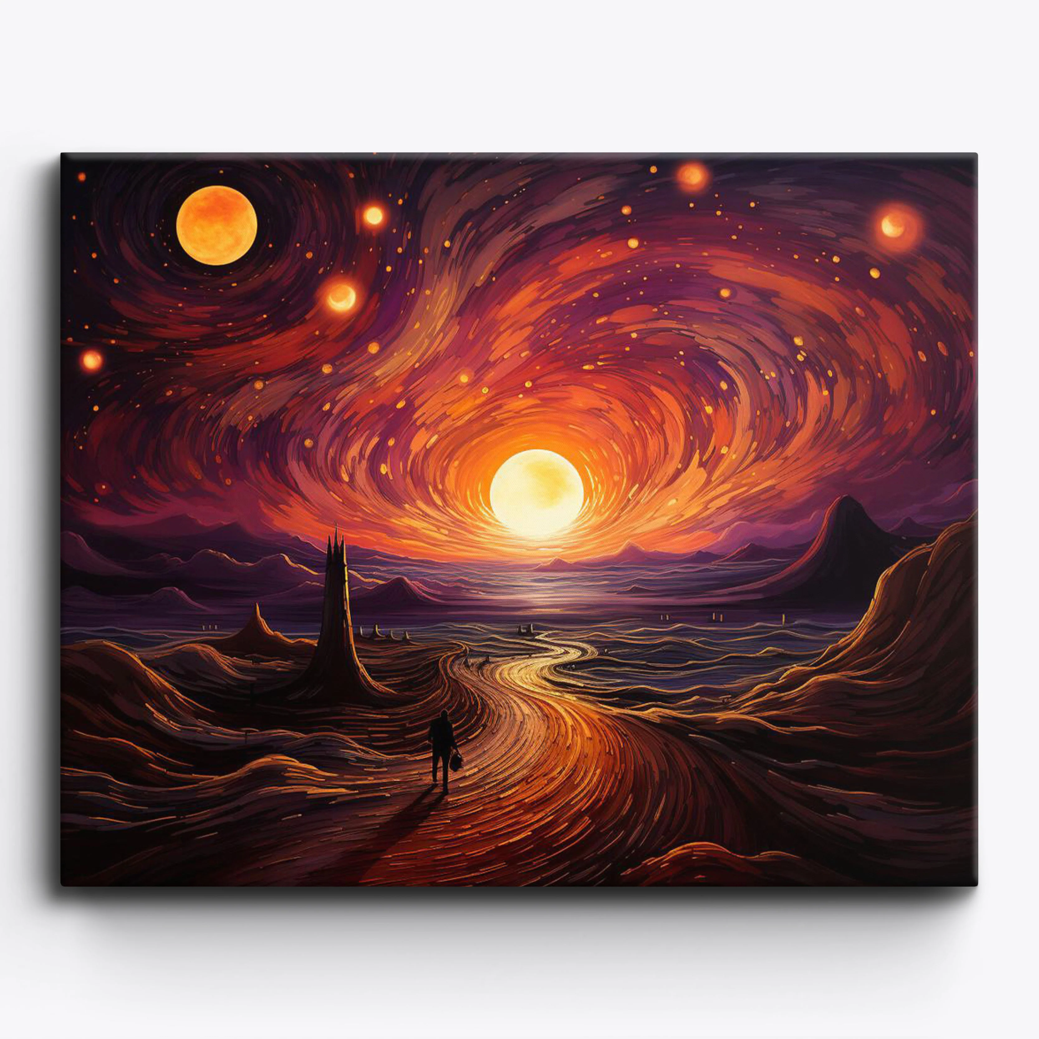 Swirling Sunset