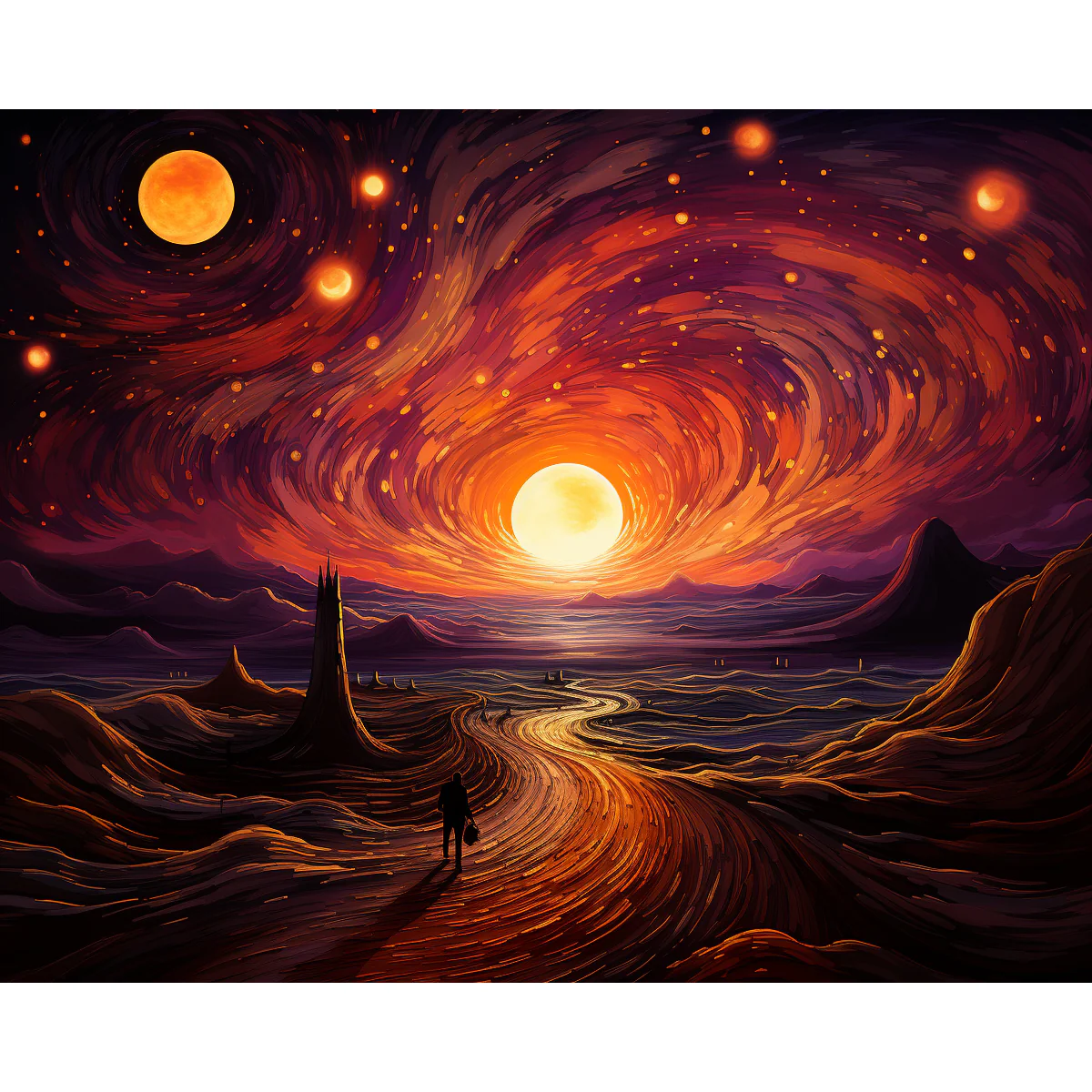 Swirling Sunset - Image 2