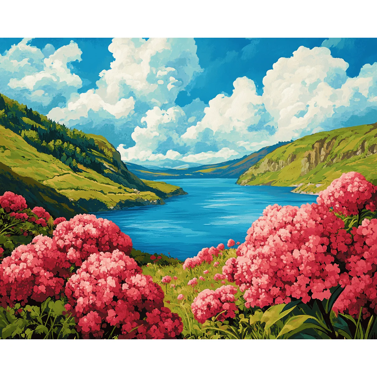 Tranquil Hydrangea Haven - Image 2