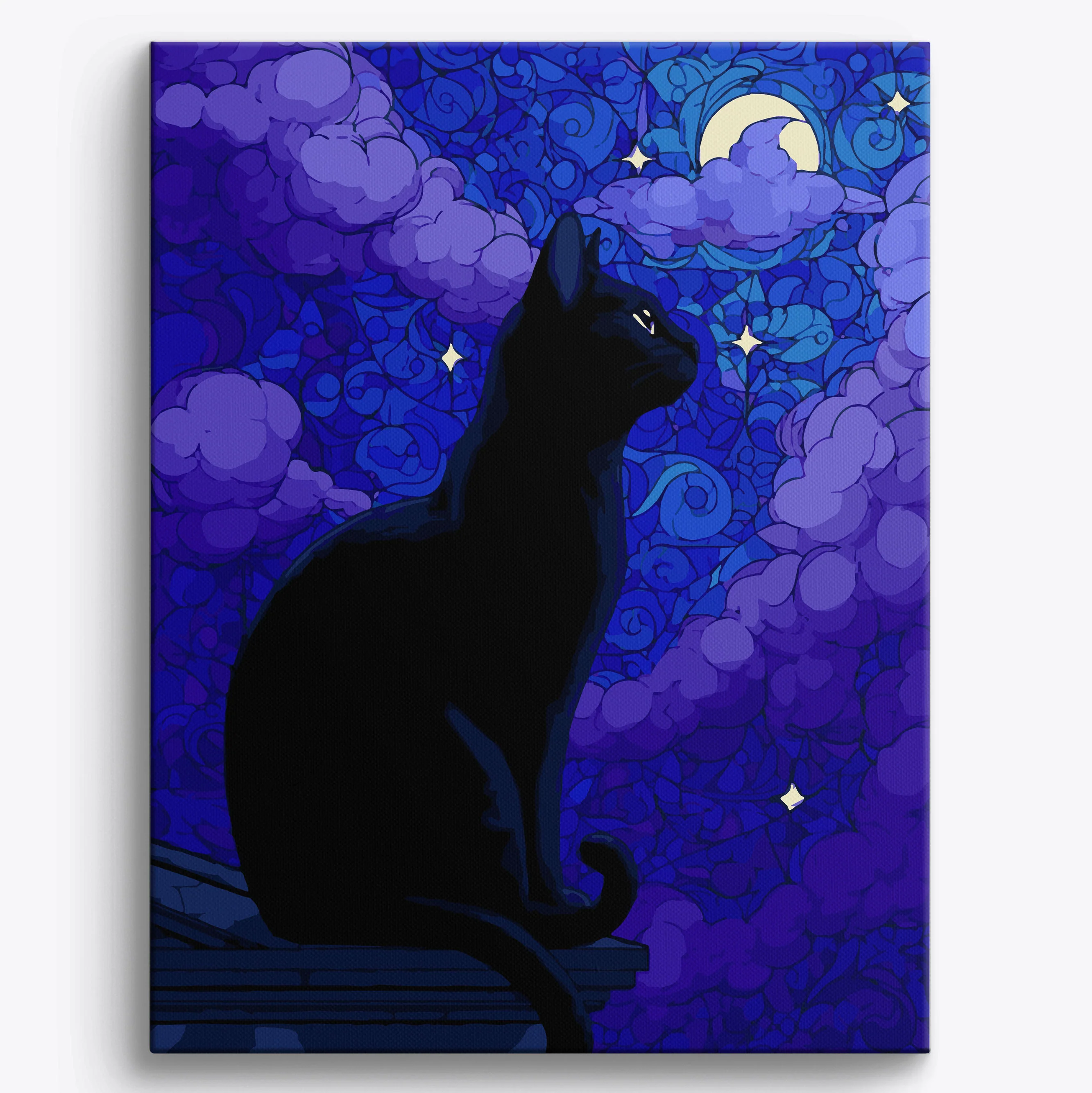 Midnight Cat Mosaic - Image 2
