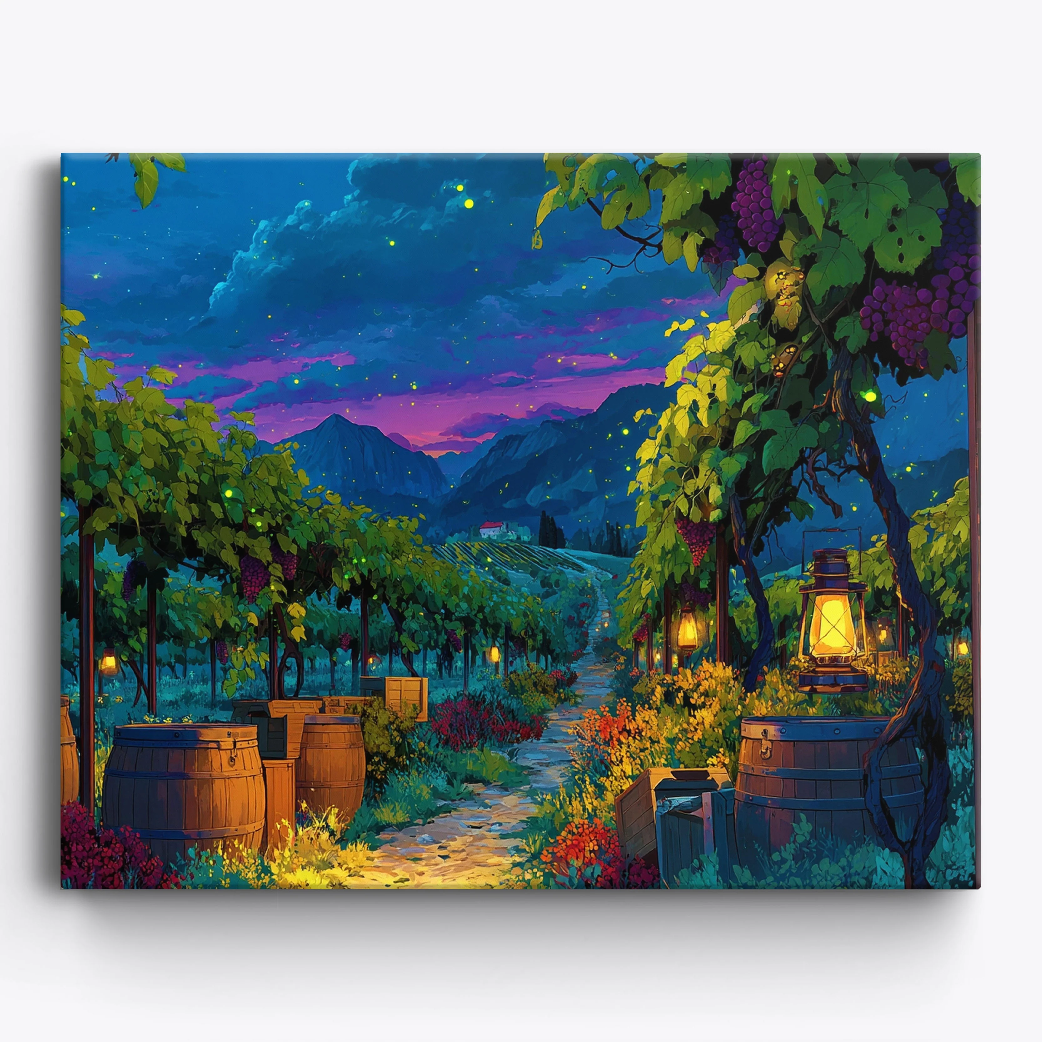 Twilight Vineyard Glow