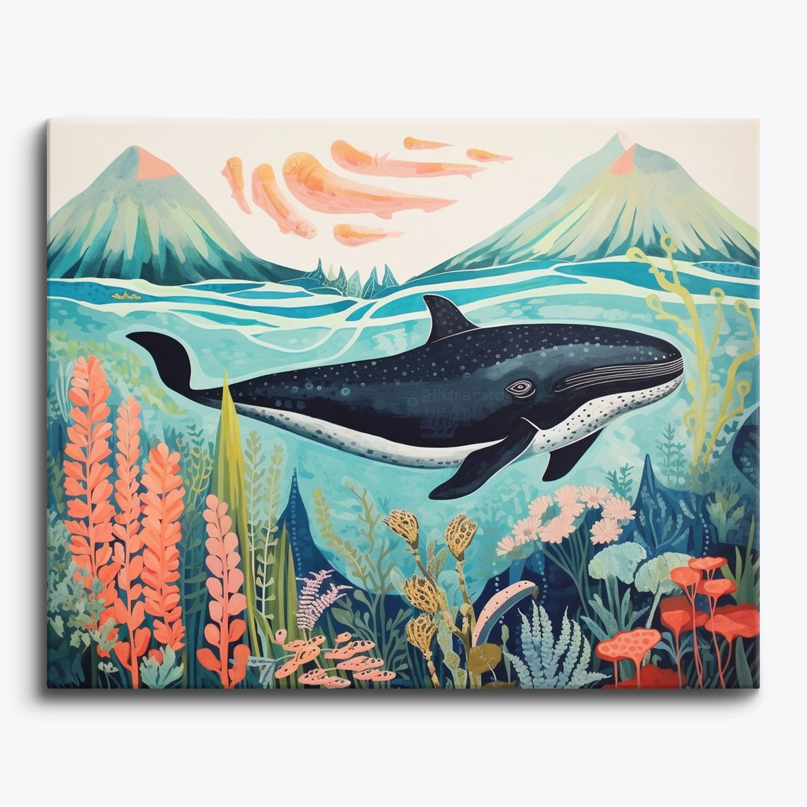 Vibrant Whale's Dance