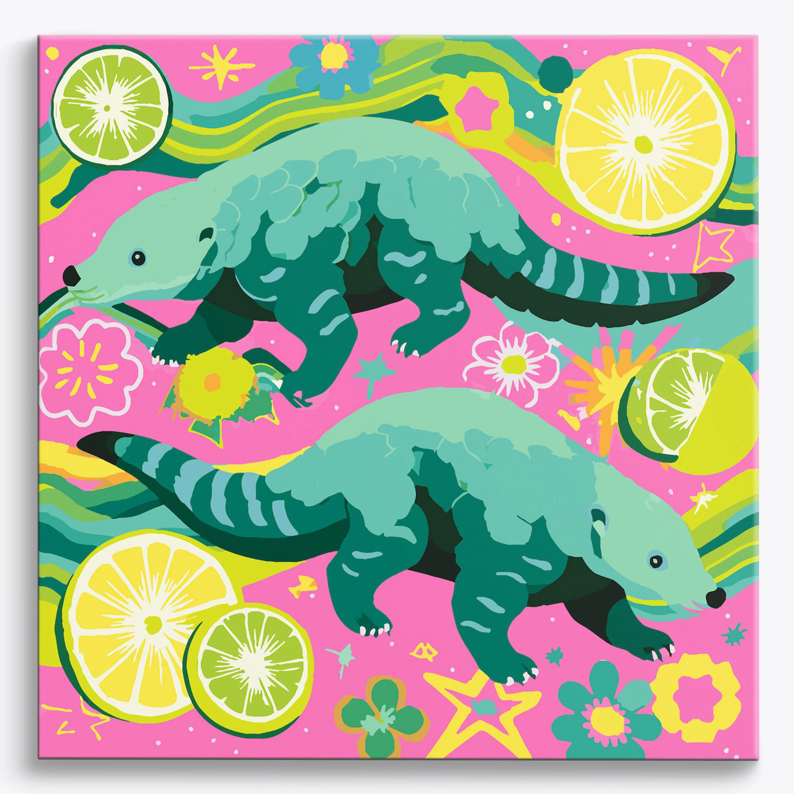 Neon Citrus Pangolins