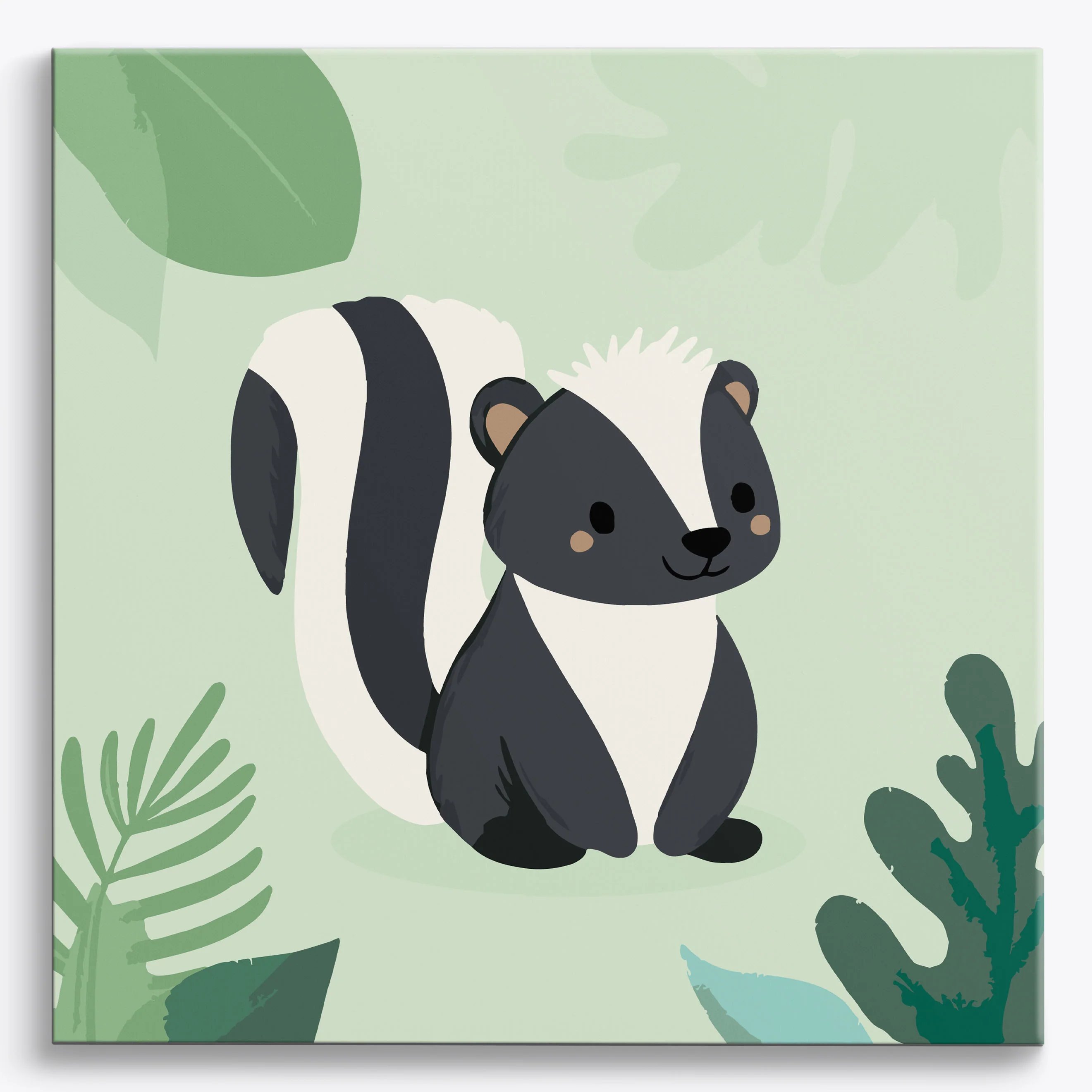 Baby Skunk Friend